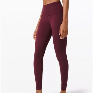 ❤️Lululemon wunder under leggings sz 8 28”